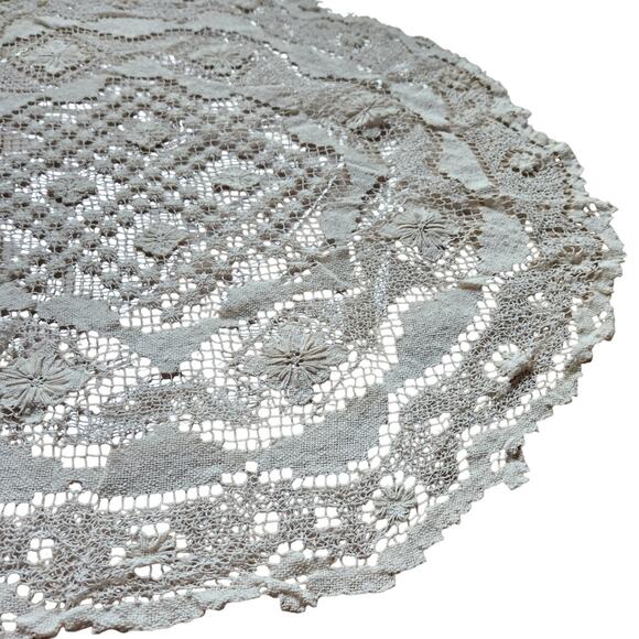 Handmade crotched doily 27.5x27.5 - Picture 4 of 5